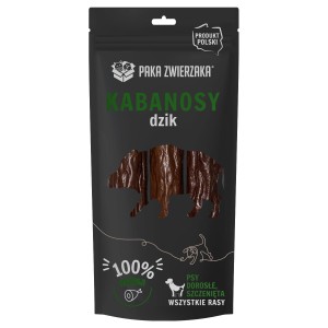 Paka Zwierzaka kabanosy dzik 3 szt 80g