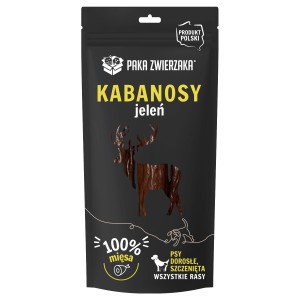 Paka Zwierzaka kabanosy jeleń 3 szt 80g