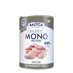  BALTICA karma mokra Mono królik z prebiotykami 400g