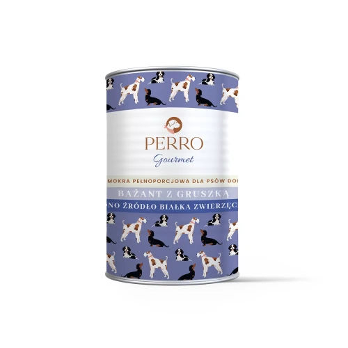 PERRO karma mokra Bażant z gruszką 400g.webp