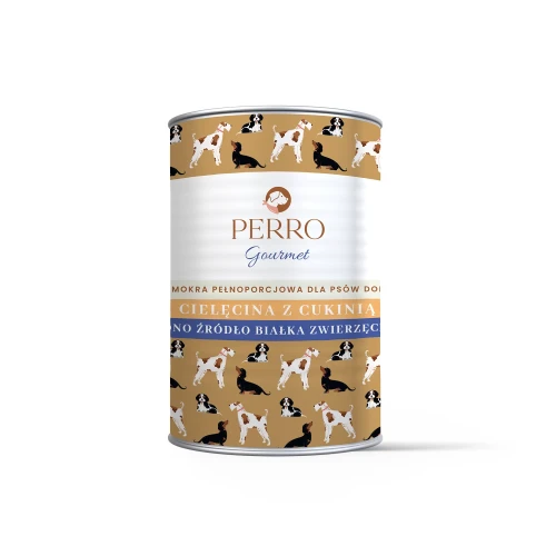PERRO karma mokra Cielęcina z cukinią 400g.webp