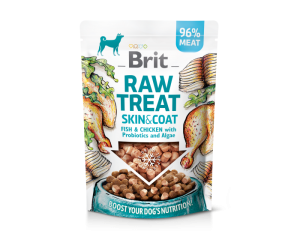 BRIT Raw Treat Skin&Coat Fish - przysmaki dla psa 40g
