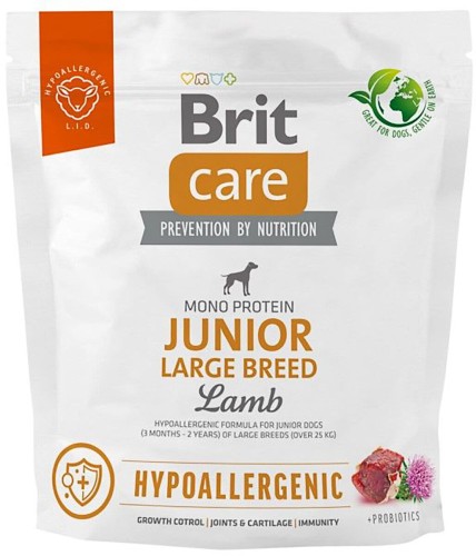 BRIT Care Hypoallergenic Lamb Junior Large  Breed - jagnięcina 1 kg.jpg