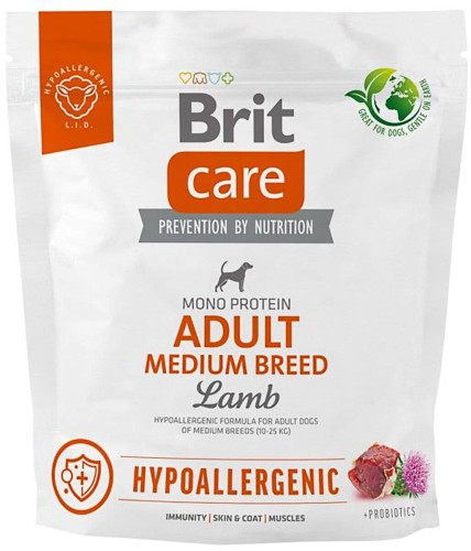 BRIT Care Hypoallergenic Lamb Adult Medium Breed - jagnięcina 1 kg.jpg