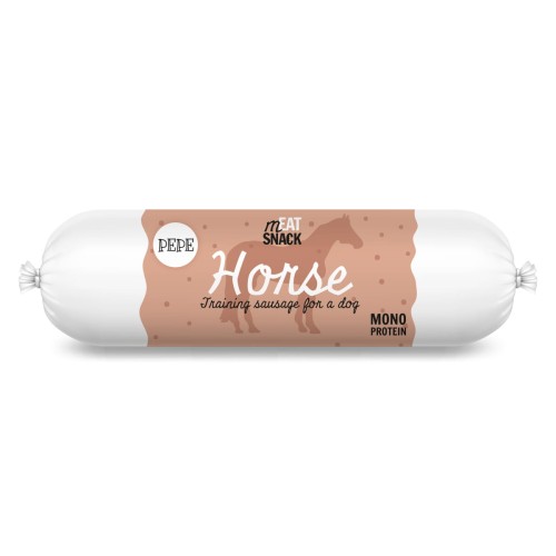 Paka Zwierzaka kiełbaska PEPE horse - koń 200g.jpg