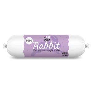 Paka Zwierzaka kiełbaska PEPE rabbit - królik 200g