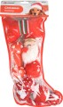 Flamingo Czerwona skarpeta świąteczna z zabawkami.jpg