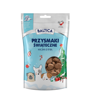 BALTICA przysmaki świąteczne kaczka z rybą 100g
