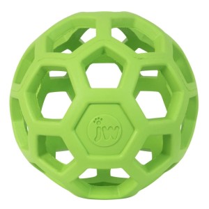 JW Pet Holl-ee Roller M green - ażurowa piłka dla psa