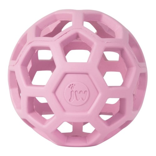 JW Pet Holl-ee Roller S pink - ażurowa piłka dla psa.jpg