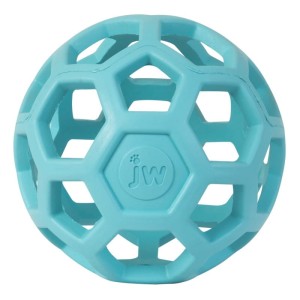 JW Pet Holl-ee Roller M teal - ażurowa piłka dla psa