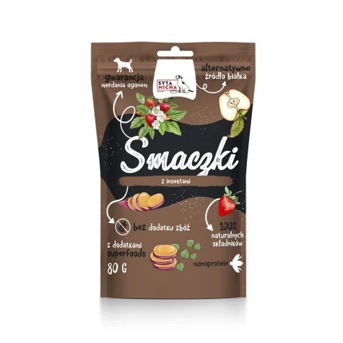 Syta Micha WEGE smaczki z insektam 80g.webp