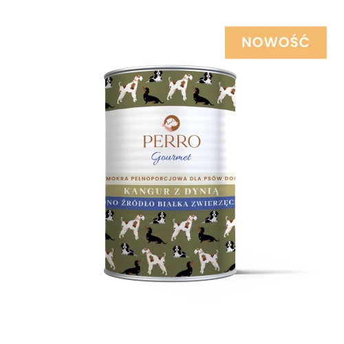 PERRO karma mokra Kangur z dynią 400g