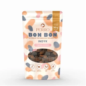  PERRO przysmaki BON BON indyk - piękna sierść 80g