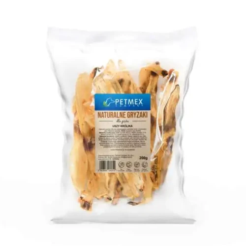 PETMEX ucho królicze, gryzak naturalny 200g