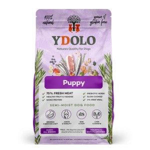 YDOLO Puppy wieprzowina iberico i ryby 10kg - karma półwilgotna dla szczeniąt