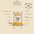 Ollo Pure indyk z jabłkiem karma mokra dla psa 400g.jpg