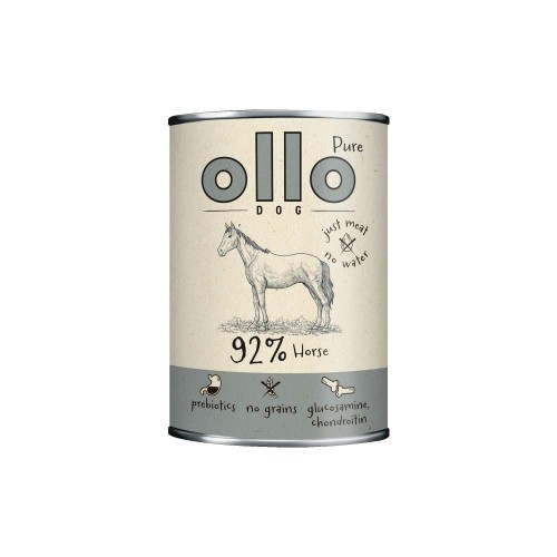 Ollo Pure koń karma mokra dla psa 400g.jpg