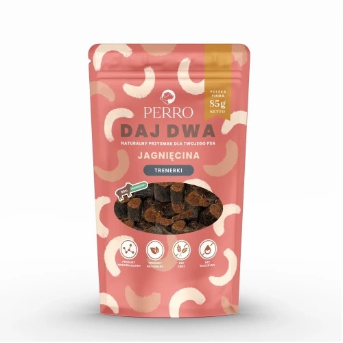 PERRO trenerki DAJ DWA jagnięcina 85g