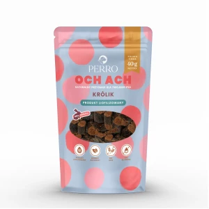 PERRO przysmaki liofilizowane OCH ACH królik 40g