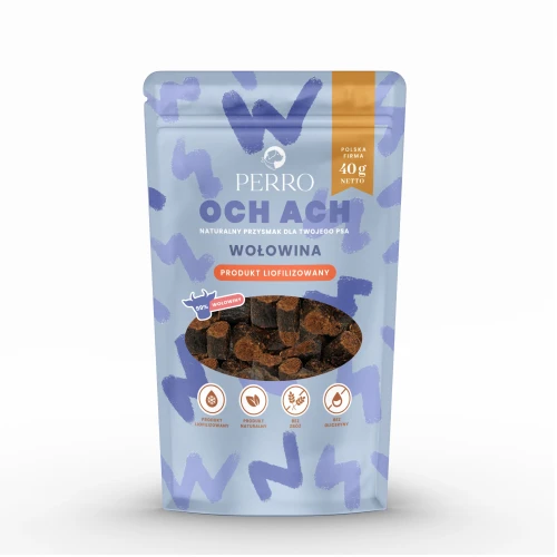 PERRO przysmaki liofilizowane OCH ACH wołowina 40g