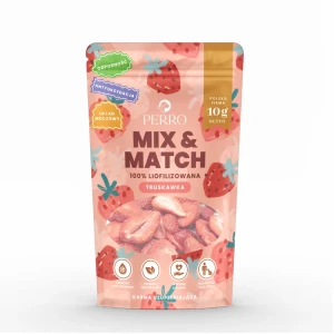 PERRO przysmaki liofilizowane MIX & MATCH truskawka 10g
