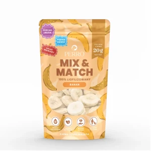 PERRO przysmaki liofilizowane MIX & MATCH banan 20g