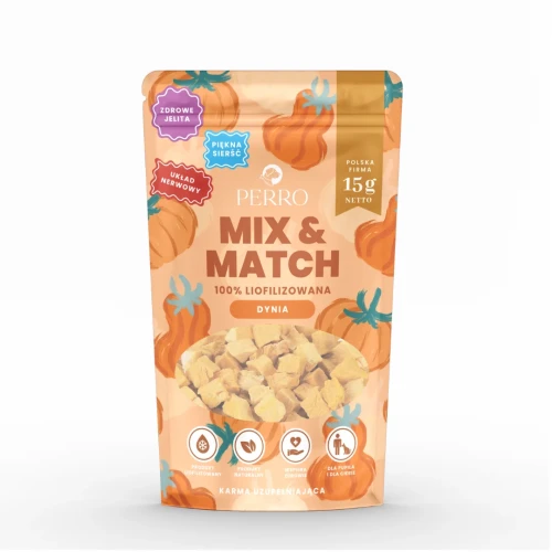 PERRO przysmaki liofilizowane MIX & MATCH dynia 15g