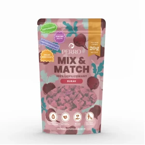 PERRO przysmaki liofilizowane MIX & MATCH burak 20g