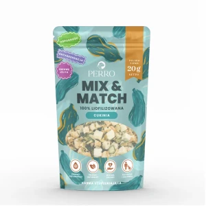 PERRO przysmaki liofilizowane MIX & MATCH cukinia 20g