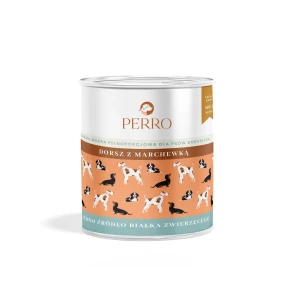 PERRO karma mokra Dorsz z marchewką 800g
