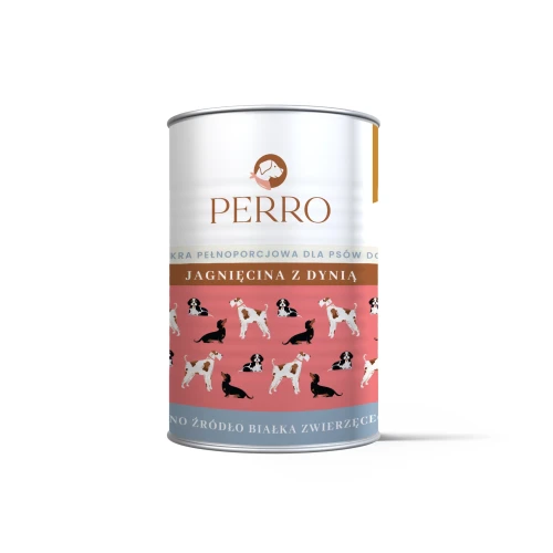 PERRO karma mokra Jagnięcina z dynią 400g