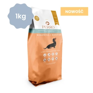 PERRO karma sucha Wołowina z batatami 1kg - bezzbożowa formuła dla psów dorosłych małych ras