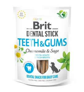 BRIT Dental Stick Teeth & Gums with Chamomile & Sage przysmak dentystyczny dla psa 251g