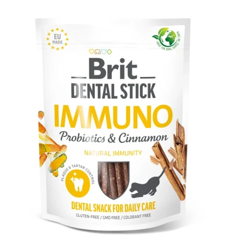 BRIT Dental Stick Immuno with Probiotics & Cinnamon przysmak dentystyczny dla psa 251g