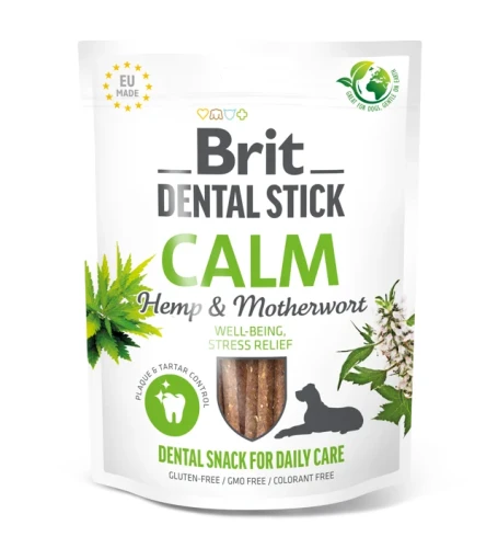 BRIT Dental Stick Calm with Hemp & Motherwort przysmak dentystyczny dla psa 251g