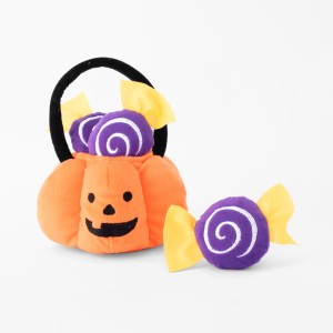 ZippyPaws pluszowa norka HALLOWEEN dynia z cukierkami