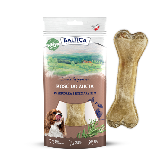 BALTICA kość do żucia przepiórką 1 szt