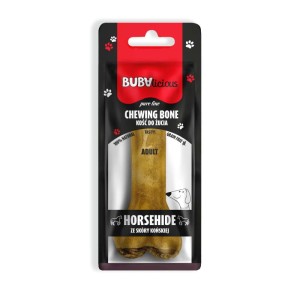BUBAlicious Pure Line kość do żucia ze skóry końskiej Adult 12 cm 