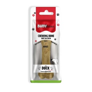 BUBAlicious kość do żucia z kaczką z dodatkiem jabłka Adult 12 cm