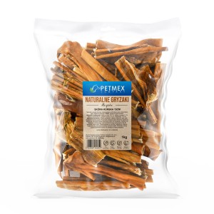 PETMEX skóra końska 15cm, gryzak naturalny 1kg