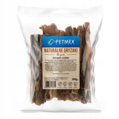 PETMEX żołądek koński, gryzak naturalny 200g