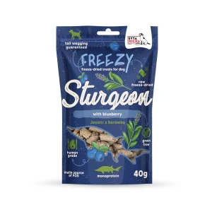 Syta Micha FREEZY liofilizowane przysmaki jesiotr z borówką 40g