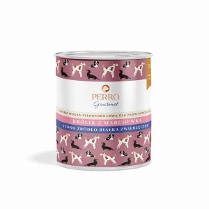 PERRO karma mokra Gourmet Królik z marchewką 800g