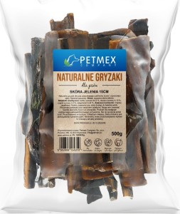 PETMEX skóra jelenia, gryzak naturalny 500g