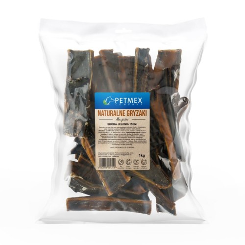 PETMEX skóra jelenia, gryzak naturalny 1kg