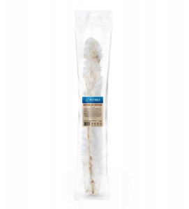 PETMEX skóra królika z futrem 50cm, gryzak naturalny 1szt