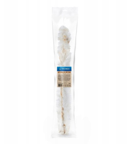 PETMEX skóra królika z futrem 50cm, gryzak naturalny 1szt