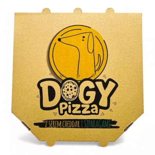 DOGY pizza z serem cheddar i szparagami 22cm