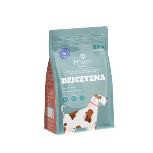 PERRO karma sucha tłoczona na zimno GOURMET dziczyzna 1kg
